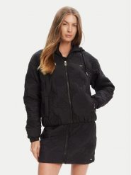 Guess Kurtka przejściowa V5YL0 3WHEB2 Czarny Regular Fit. Czarne kurtki Guess, xl, z aplikacjami, z syntetyku, bez kaptura. Za 399.99 zł.