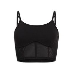 Biustonosz dla kobiet Superdry Sport Tech. Czarne bielizna termoaktywna damska Superdry, bez wzorów, bez ramiączek. W wyprzedaży za 160.05 zł.