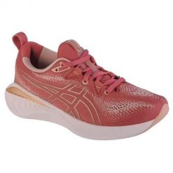 Buty do biegania damskie Asics Gelcumulus 25. Czerwone buty do biegania ASICS, bez wzorów, z materiału, bez zapięcia, do biegania. Za 869.99 zł.
