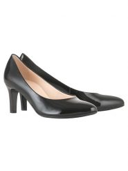 Högl Skórzane czółenka w kolorze czarnym rozmiar: 38,5. Czarne czółenka Högl, bez wzorów, klasyczne, bez obcasa, bez zapięcia. Za 328.95 zł.