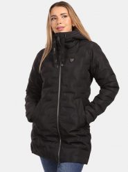 Kilpi Kurtka zimowa "Belize" w kolorze czarnym rozmiar: 38. Czarne kurtki Kilpi, na zimę, m, bez wzorów, z puchu, bez kaptura. Za 491.99 zł.