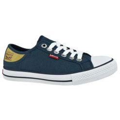 Trampki Damskie Stan Buck. Niebieskie trampki Levi's, bez wzorów, z gumy, bez zapięcia. Za 159.10 zł.