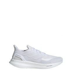 Buty Pureboost 5 Running. Białe buty do biegania adidas, bez wzorów, z materiału, bez zapięcia, do biegania. W wyprzedaży za 466.90 zł.