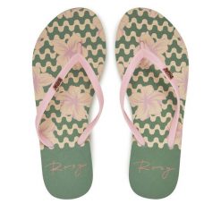 Japonki Roxy. Czerwone japonki Roxy, bez wzorów, sportowe. Za 89.99 zł.