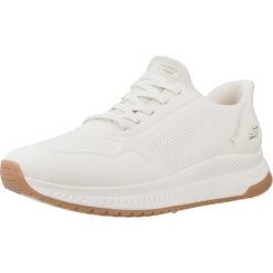 Buty SKECHERS 117740S Biały. Białe buty sportowe lifestyle Skechers, bez wzorów, ze skóry ekologicznej, sportowe, bez zapięcia. Za 362.00 zł.