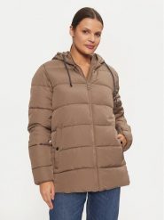 Fransa Kurtka puchowa Mabelle 20613793 Brązowy Regular Fit. Brązowe kurtki Fransa, s, bez wzorów, z puchu, bez kaptura. Za 169.99 zł.