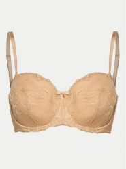 Gossard Biustonosz z fiszbiną Superboost 7707 Beżowy. Brązowe biustonosze Gossard, bez wzorów, z syntetyku. Za 169.99 zł.