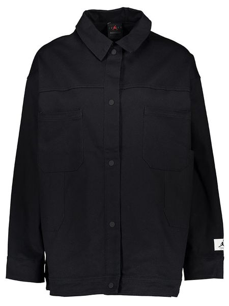 Air Jordan Kurtka przejściowa "Trucker" w kolorze czarnym rozmiar: S. Czarne kurtki AIR JORDAN, s, bez wzorów, bez kaptura. Za 250.94 zł.