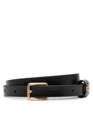 Calvin Klein Pasek Square Buckle Ck Loop 15Mm LV04F7146G Czarny. Czarne paski Calvin Klein, bez wzorów, ze skóry. Za 169.99 zł.