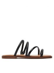 Aldo Klapki Stila 13734352 Czarny. Czarne klapki Aldo, bez wzorów, ze skóry, bez obcasa, bez zapięcia. Za 179.99 zł.