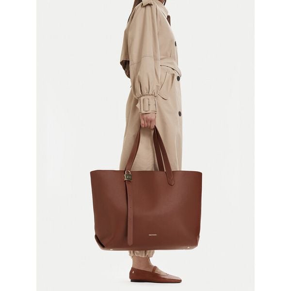 Torebka GINO ROSSI. Brązowe shopper bag Gino Rossi, bez wzorów, bez dodatków. Za 266.99 zł.