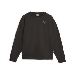 Bluza sportowa damska PUMA BETTER ESSENTIALS. Czarne bluzy bez kaptura Puma, s, bez wzorów, bez kaptura, na fitness i siłownię. W wyprzedaży za 217.45 zł.