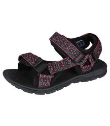 Dámské sandály HANNAH FEET, jazzy. Czarne sandały Hannah, bez wzorów, bez obcasa, bez zapięcia. Za 302.00 zł.