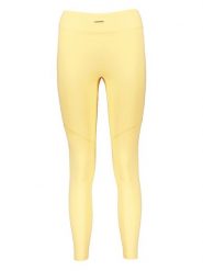 Gymshark Legginsy sportowe "Whitney V3" w kolorze żółtym rozmiar: L. Żółte legginsy Gymshark, l, bez wzorów, z materiału, outdoorowe. Za 83.62 zł.