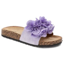 Fioletowe Klapki Seastar Blue Modne Obuwie Damskie Na Lato. Fioletowe klapki Seastar Blue, bez wzorów, wakacyjne, bez obcasa, bez zapięcia. Za 79.99 zł.