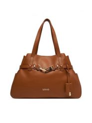 Liu Jo Torebka Ecs L Tote AA5046 E0037 Brązowy. Brązowe torebki klasyczne Liu Jo, bez wzorów, ze skóry, bez dodatków. Za 529.99 zł.