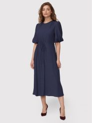 Ted Baker Sukienka koktajlowa Jullia 261800 Granatowy Regular Fit. Niebieskie sukienki Ted Baker, bez wzorów, z wiskozy, wizytowe, bez kołnierzyka, bez ramiączek. Za 1,329.00 zł.