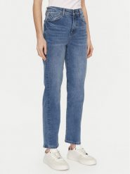 Desigual Jeansy Aike 24WWDD16 Niebieski Straight Fit. Niebieskie jeansy Desigual, bez wzorów, z bawełny. Za 209.99 zł.