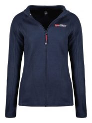 Geographical Norway Kurtka polarowa "Tug" w kolorze granatowym rozmiar: XXL. Niebieskie kurtki Geographical Norway, xxl, bez wzorów, z polaru, bez kaptura. Za 87.19 zł.