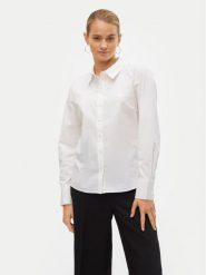 Vero Moda Koszula Anna 10318701 Biały Slim Fit. Białe koszule Vero Moda, m, bez wzorów, z bawełny, biznesowe, bez kołnierzyka, bez ramiączek. Za 119.99 zł.