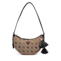 Torebka Guess. Brązowe torebki klasyczne Guess, z aplikacjami, klasyczne, bez dodatków. Za 494.99 zł.