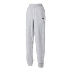 Puma Spodnie Ess Closed 84720402. Szare spodnie dresowe Puma, bez wzorów, z dresówki. Za 123.99 zł.