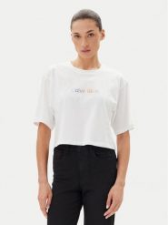 Calvin Klein Underwear T-Shirt LV00QS7470 Biały Boxy Fit. Białe t-shirty Calvin Klein Underwear, l, bez wzorów, z bawełny, bez kołnierzyka, bez ramiączek. Za 119.99 zł.