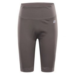 Szorty damskie treningowe Alpine Pro Garela. Brązowe szorty sportowe Alpine Pro, bez wzorów, z elastanu, do biegania. Za 179.00 zł.