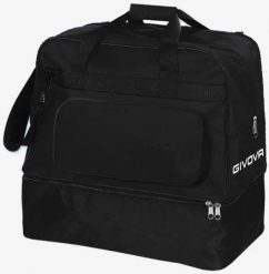 Torba sportowa Givova Revolution Big czarna. Czarne torby sportowe Givova, bez wzorów, z poliesteru, na ramię, duże. Za 162.99 zł.