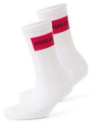 HUGO Skarpety w 2-paku Kobiety biały|czerwony, 39-42. Białe skarpetki Hugo, bez wzorów. Za 69.95 zł.