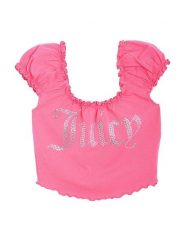 Juicy Couture Top w kolorze różowym rozmiar: XS. Różowe topy Juicy Couture, xs, bez wzorów, bez kołnierzyka, bez ramiączek. Za 86.99 zł.
