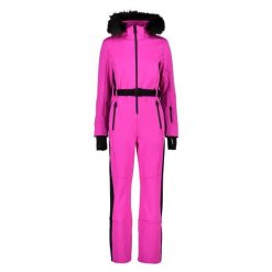 Damski kombinezon narciarski CMP. Czerwone kombinezony CMP, na zimę, xl, bez wzorów, sportowe, bez kołnierzyka, bez ramiączek. Za 1,032.35 zł.