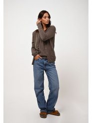 AUTHENTIC CASHMERE Kaszmirowy kardigan "Caron" w kolorze brązowym rozmiar: L. Brązowe swetry AUTHENTIC CASHMERE, l, bez wzorów, z kaszmiru, bez ramiączek. Za 369.99 zł.