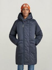 G-Star Parka w kolorze granatowym rozmiar: S. Niebieskie płaszcze G-Star, s, bez wzorów, retro, bez kaptura. Za 434.99 zł.