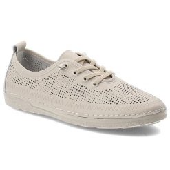 Półbuty damskie S.Barski, ze skóry naturalnej perforowana cholewka sznurowanie lekka elastyczna podeszwa wygodne casual, beżowe, LR61-7083. Brązowe półbuty wsuwane S.BARSKI, bez wzorów, ze skóry, casualowe, bez obcasa, na płaskiej podeszwie. Za 179.00 zł.