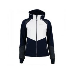 Kurtka damska Peak Mountain Softshell Ametisffa. Niebieskie kurtki przejściowe sportowe Peak Mountain, bez wzorów, z softshellu, trekkingowe. W wyprzedaży za 436.00 zł.
