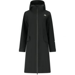 Długa kurtka z kapturem damska SOS Talinis. Brązowe kurtki SOS, l, bez wzorów, z materiału, eleganckie, z kapturem. Za 701.00 zł.