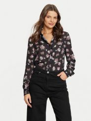 Guess Koszula W4BH56 WGLA2 Czarny Comfort Fit. Czarne koszule Guess, s, z aplikacjami, z syntetyku, bez kołnierzyka, bez ramiączek. Za 219.99 zł.