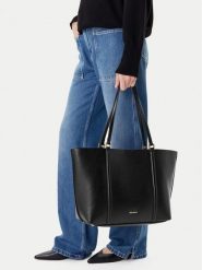 GINO ROSSI Torebka CEO-YANAY Czarny. Czarne shopper bag Gino Rossi, bez wzorów, z materiału, bez dodatków. Za 279.99 zł.