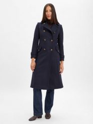 Lauren Ralph Lauren płaszcz wełniany Kobiety niebieski, 36. Niebieskie płaszcze Lauren Ralph Lauren, na jesień, bez wzorów, z wełny, biznesowe, bez kaptura. Za 1,199.95 zł.