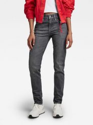 G-Star Dżinsy - Slim fit - w kolorze antracytowym rozmiar: W26/L30. Czarne jeansy G-Star, l, z aplikacjami, klasyczne. Za 154.07 zł.