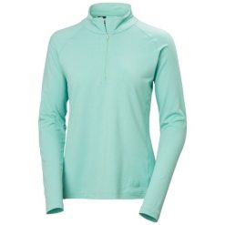 Damska bluza dresowa 1/2 z zamkiem błyskawicznym Helly Hansen Tyri. Niebieskie bluzy bez kaptura Helly Hansen, bez wzorów, z dresówki, bez kaptura, do biegania. Za 362.50 zł.