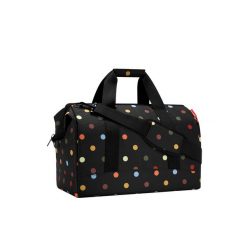 Torba podróżna L Reisenthel Allrounder dots. Brązowe torby podróżne Reisenthel, bez wzorów, z poliesteru, na ramię, duże. W wyprzedaży za 217.00 zł.
