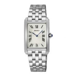 Seiko Kobietyzegarek Seiko srebrny - stal nierdzewna Zegarki damskie 1 ct Damski. Szare zegarki Seiko, srebrne. Za 1,407.99 zł.