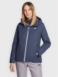 4F Kurtka narciarska H4Z22-KUDN001 Granatowy Regular Fit. Niebieskie kurtki narciarskie 4f, na zimę, s, bez wzorów, z syntetyku, bez kaptura, narciarskie. Za 269.99 zł.