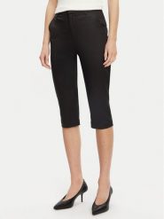 Guess Spodnie materiałowe W5GB52 WGXM2 Czarny Regular Fit. Czarne spodnie materiałowe Guess, z aplikacjami, z lyocellu. Za 269.99 zł.