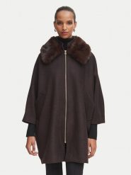 Rinascimento Płaszcz przejściowy CFC0130344003 Brązowy ciemny Oversize. Brązowe płaszcze Rinascimento, m, bez wzorów, z syntetyku, bez kaptura. Za 1,149.00 zł.