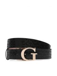 Guess Pasek Damski BW9503 P6430 Czarny. Czarne paski Guess, z aplikacjami, ze skóry. Za 234.99 zł.