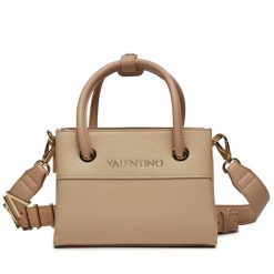 Torebka Valentino. Brązowe torebki klasyczne Valentino, bez wzorów, klasyczne, bez dodatków. Za 449.99 zł.