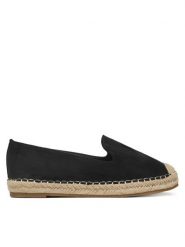 DeeZee Espadryle RS07-18 Czarny. Czarne espadryle DeeZee, bez wzorów, z materiału, bez obcasa. Za 89.99 zł.